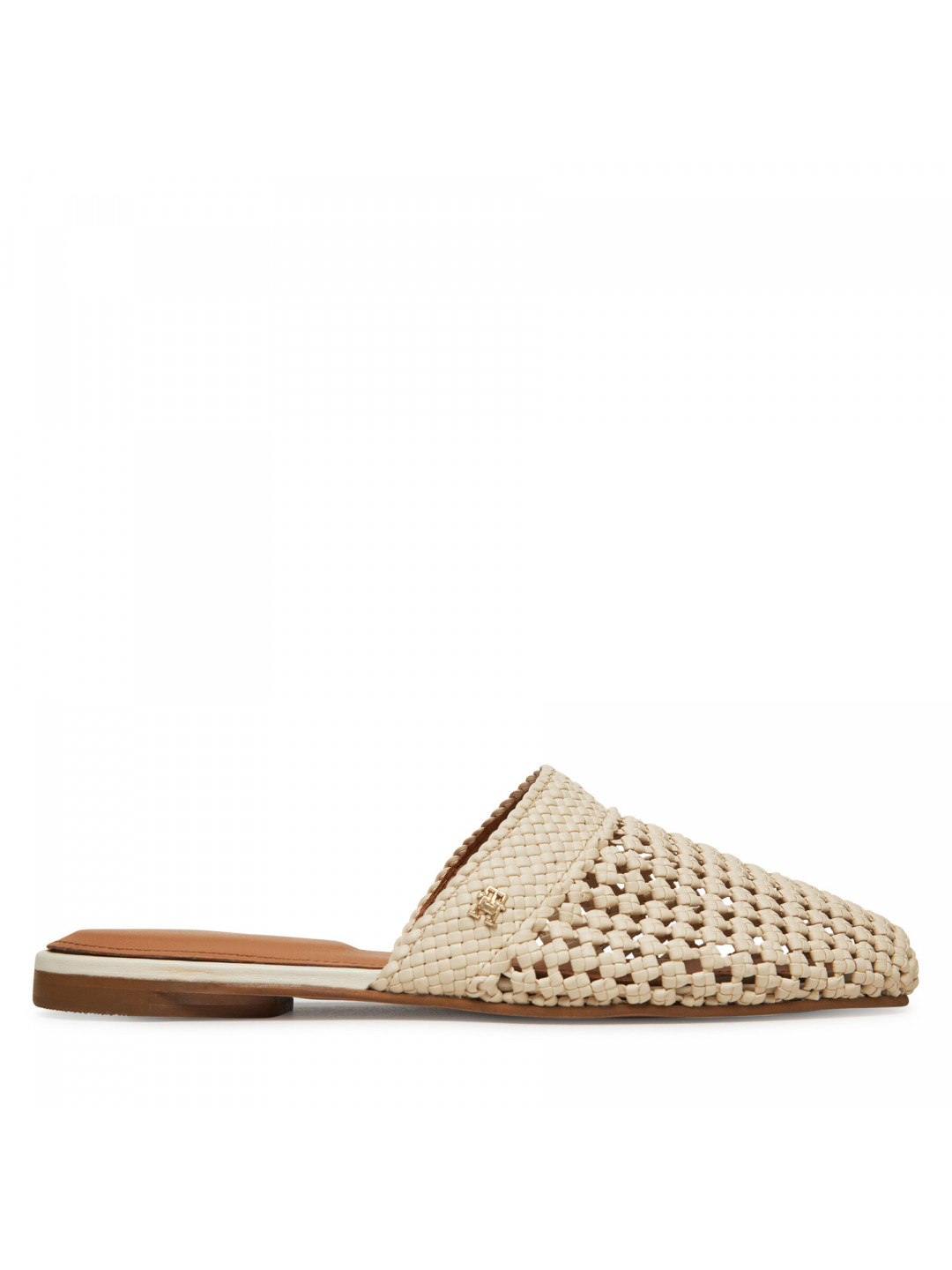 Nazouváky Tommy Hilfiger Crochet Mule FW0FW08413 Écru